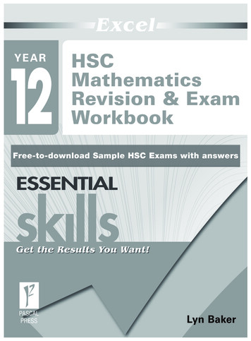 HSC Mathematics Workbook