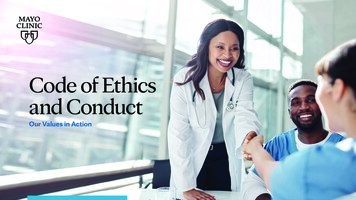 Code Of Ethics And Conduct - Mayo