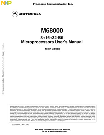 Μ Motorola M68000 - Nxp
