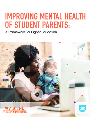 Improving Mental Health Of Student Parents