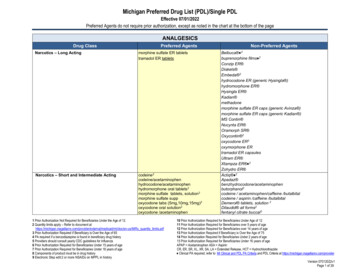 Michigan Preferred Drug List (PDL)/Single PDL - Magellan Rx