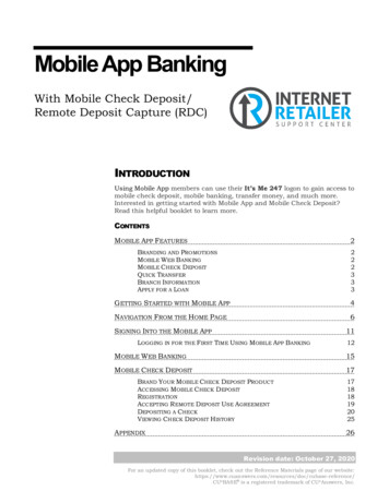 Mobile App Banking - CU*Answers