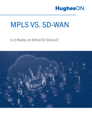 MPLS VS. SD-WAN - Hughes Network Systems