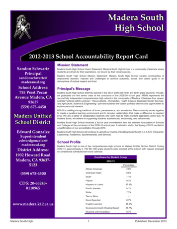 2012-2013 School Accountability Report Card