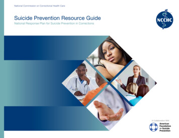 Suicide Prevention Resource Guide - Project 2025