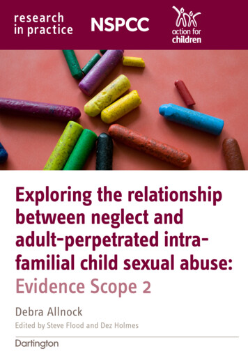 Exploring The Relationship Between Neglect And Adult-perpetrated .