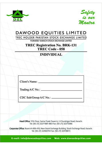 Account Opening Form 2 - Dawood Equities