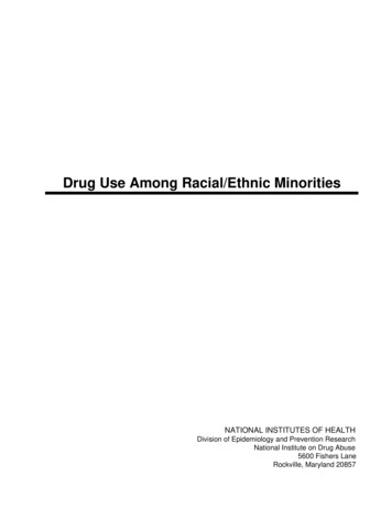 Drug Use Among Racial/Ethnic Minorities - Social Science Computing .