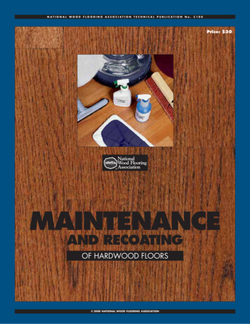 NWFA Flooring Maintenance & Recoating C100 - Georgia Oak Floor