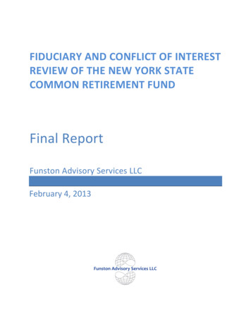 Fiduciary And Conflict Of Interest Review Of The New York State Common .