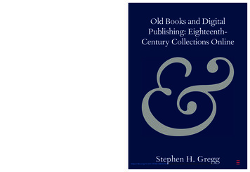 Old Books And Digital Publishing: Eighteenth-Century Collections Online