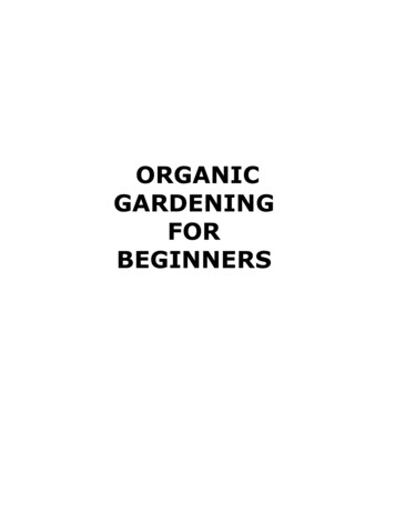 ORGANIC GARDENING FOR BEGINNERS - GreenLivingKit 