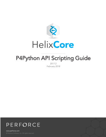 P4Python API Scripting Guide - Perforce