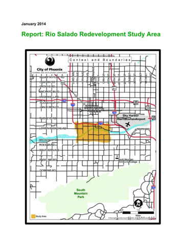 Report: Rio Salado Redevelopment Study Area - Phoenix, Arizona