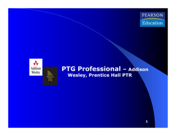PTG Professional Addison Wesley, Prentice Hall PTR