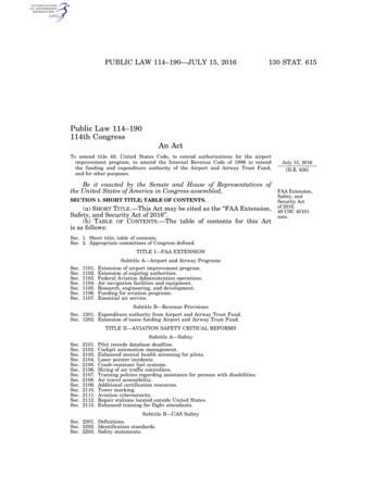 Public Law 114-190 114th Congress An Act