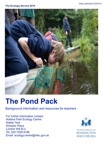 The Pond Pack - Royal Borough Of Kensington And Chelsea