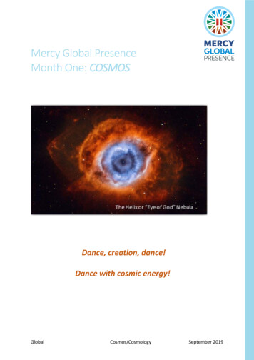 Mercy Global Presence Month One: COSMOS