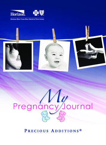 PA Pregnancy Journal - Horizon Blue Cross Blue Shield Of New Jersey
