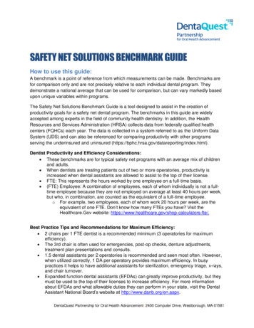 Safety Net Solutions Benchmark Guide - Carequest 