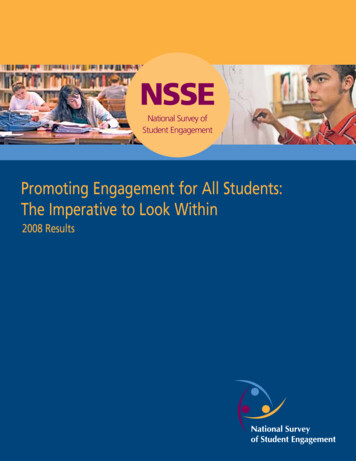 Promoting Engagement For All Students: The Imperative To Look Within