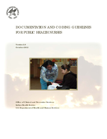 Public Health Nursing Documentation Guidelines