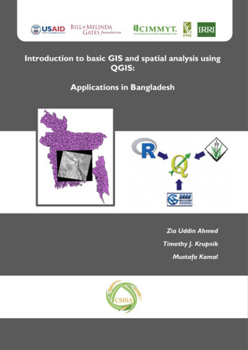 Introduction To Basic GIS And Spatial Analysis Using QGIS: Applications .
