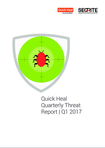 Q1 Threat Report 2017-18 26.04 - Quick Heal