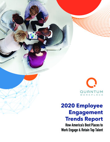 2020 Employee Engagement Trends Report - Quantum Workplace