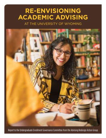 Re-envisioning Academic Advising At The University Of Wyoming
