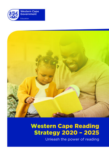 Western Cape Reading Strategy 2020 2025