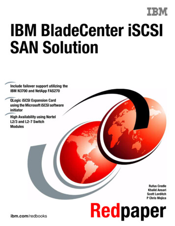 IBM BladeCenter ISCSI SAN Solution - Lenovopress.lenovo 