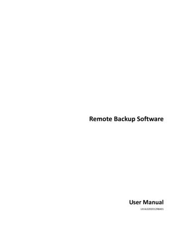 Remote Backup Software - TELECO Inc.