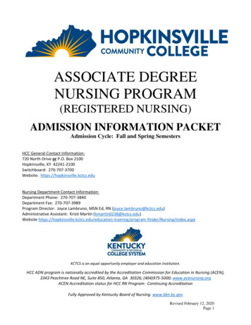 Associate Degree Nursing Program - Hcc