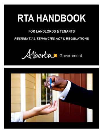 RTA Handbook - Alberta