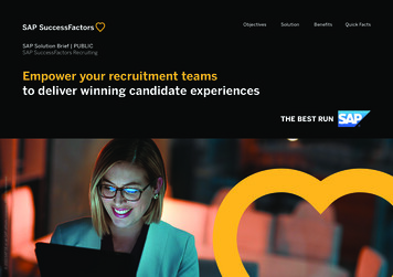 Empower Your Recruitment Teams To Deliver Winning Candidate Experiences
