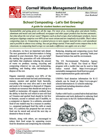 School Composting - Let's Get Growing! - Cornell University