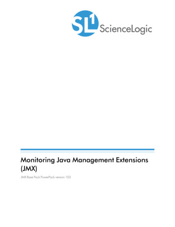 Monitoring Java Management Extensions (JMX) (v103)