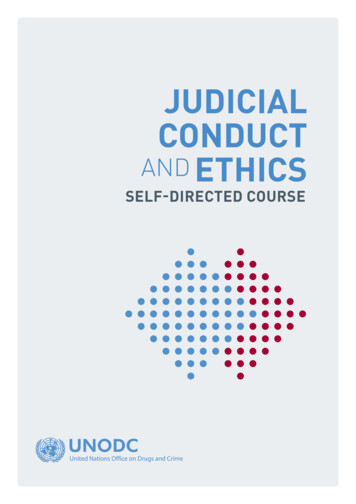 Judicial Conduct And Ethics