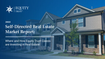 2022 Self-Directed Real Estate Market Report - Equity Trust