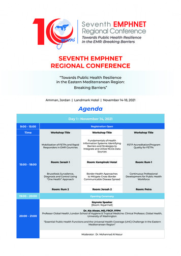 Seventh Emphnet Regional Conference