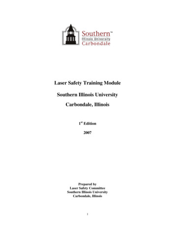 SIUC Laser Safety Module 2007-1 - Southern Illinois University