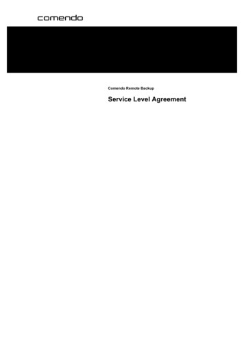 Service Level Agreement - VIPRE