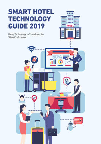 Smart Hotel Technology Guide 2019 - Stb