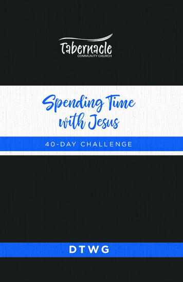 Spending Time With Jesus E-book