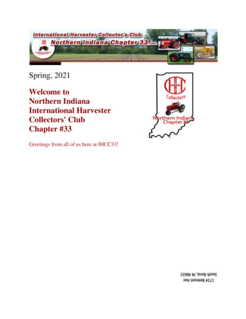 Welcome To Northern Indiana International Harvester Collectors' Club .