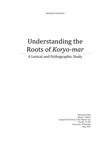 Understanding The Roots Of Koryo-mar