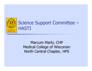 Science Support Committee - HASTI - HPS Chapters
