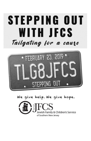 Welcome To Stepping Out With JFCS! We Know That It Will Be An