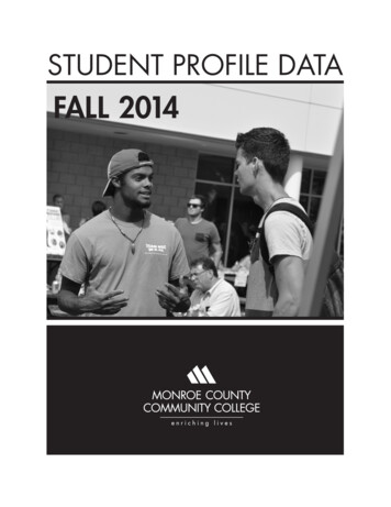 StudentProfileDataCover2013 - Monroeccc.edu